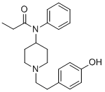 N-{1-[2-(4-羥基-苯基)-乙基]-哌啶-4-基}-N-苯基-丙酰胺結(jié)構(gòu)式_76107-53-4結(jié)構(gòu)式