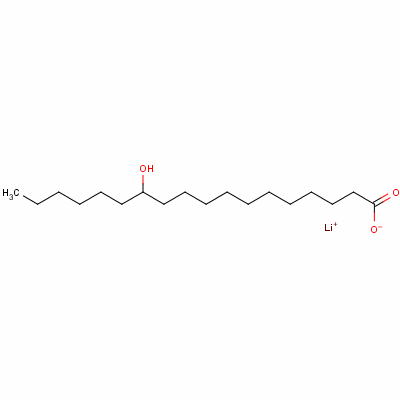 Lithium 12 hydroxy stearateStructure,7620-77-1Structure Lithium 12 hydroxy stearate Structure,7620-77-1Structure