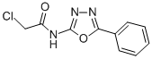 4-Oxadiazole,2-(chloroacetamido)-5-phenyl-3Structure,7659-20-3Structure 4-Oxadiazole,2-(chloroacetamido)-5-phenyl-3 Structure,7659-20-3Structure
