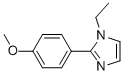 (9ci)-1-乙基-2-(4-甲氧基苯基)-1H-咪唑結(jié)構(gòu)式_766458-84-8結(jié)構(gòu)式
