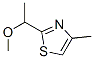 Thiazole, 2-(1-methoxyethyl)-4-methyl-Structure,76756-48-4Structure Thiazole, 2-(1-methoxyethyl)-4-methyl- Structure,76756-48-4Structure