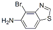 Benzothiazole, 5-amino-4-bromo-Structure,769-19-7Structure Benzothiazole, 5-amino-4-bromo- Structure,769-19-7Structure