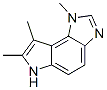 (9CI)-1,6-二氫-1,7,8-三甲基-吡咯并[3,2-e]苯并咪唑結(jié)構(gòu)式_76920-73-5結(jié)構(gòu)式