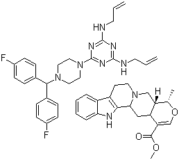 Almitrine-raubasineStructure,76997-30-3Structure Almitrine-raubasine Structure,76997-30-3Structure