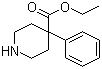 4-(乙氧基羰基)-4-苯基哌啶結(jié)構(gòu)式_77-17-8結(jié)構(gòu)式