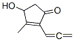 (9ci)-4-羥基-3-甲基-2-(1,2-丙二烯)-2-環(huán)戊烯-1-酮結(jié)構(gòu)式_77087-28-6結(jié)構(gòu)式