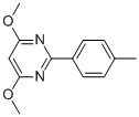 Pyrimidine, 4,6-dimethoxy-2-(4-methylphenyl)- (9ci)Structure,77232-14-5Structure Pyrimidine, 4,6-dimethoxy-2-(4-methylphenyl)- (9ci) Structure,77232-14-5Structure