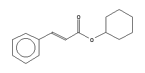 2-Propenoic acid,3-phenyl-, cyclohexyl esterStructure,7779-17-1Structure 2-Propenoic acid,3-phenyl-, cyclohexyl ester Structure,7779-17-1Structure