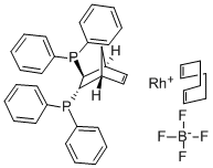 (2S,3S)-(+)-2,3-二(二苯基膦)二環(huán)[2.2.1]庚-5-烯(1,5-環(huán)辛二烯)四氟硼酸銠(I)結(jié)構(gòu)式_78355-59-6結(jié)構(gòu)式