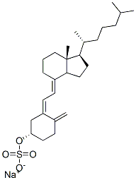 維他命D3硫酸酯鈉鹽結構式_78392-27-5結構式