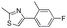 Thiazole, 4-(4-fluoro-2-methylphenyl)-2-methyl- (9ci)Structure,785750-09-6Structure Thiazole, 4-(4-fluoro-2-methylphenyl)-2-methyl- (9ci) Structure,785750-09-6Structure