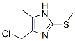 (9ci)-4-(氯甲基)-5-甲基-2-(甲基硫代)-1H-咪唑結(jié)構(gòu)式_787511-01-7結(jié)構(gòu)式