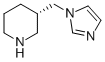 Piperidine, 3-(1h-imidazol-1-ylmethyl)-, (3s)-(9ci)Structure,790196-15-5Structure Piperidine, 3-(1h-imidazol-1-ylmethyl)-, (3s)-(9ci) Structure,790196-15-5Structure