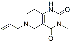 (9CI)-5,6,7,8-四氫-3-甲基-6-(2-丙烯基)-吡啶并[4,3-d]嘧啶-2,4(1H,3H)-二酮結(jié)構(gòu)式_792881-35-7結(jié)構(gòu)式