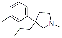 Pyrrolidine, 1-methyl-3-(3-methylphenyl)-3-propyl- (9ci)Structure,793603-37-9Structure Pyrrolidine, 1-methyl-3-(3-methylphenyl)-3-propyl- (9ci) Structure,793603-37-9Structure
