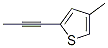 Thiophene, 4-methyl-2-(1-propynyl)- (9ci)Structure,79917-02-5Structure Thiophene, 4-methyl-2-(1-propynyl)- (9ci) Structure,79917-02-5Structure