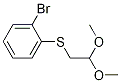 (2-Bromophenyl)(2,2-dimethoxyethyl)sulfaneStructure,799766-06-6Structure (2-Bromophenyl)(2,2-dimethoxyethyl)sulfane Structure,799766-06-6Structure