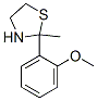Thiazolidine, 2-(o-methoxyphenyl)-2-methyl- (8ci)Structure,802005-82-9Structure Thiazolidine, 2-(o-methoxyphenyl)-2-methyl- (8ci) Structure,802005-82-9Structure