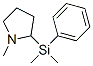 Pyrrolidine, 2-(dimethylphenylsilyl)-1-methyl- (9ci)Structure,802982-79-2Structure Pyrrolidine, 2-(dimethylphenylsilyl)-1-methyl- (9ci) Structure,802982-79-2Structure