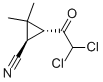 反式-(9ci)-3-(二氯乙?；?-2,2-二甲基-環(huán)丙烷甲腈結(jié)構(gòu)式_80345-45-5結(jié)構(gòu)式