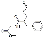 N-[2-[(乙?；虼?甲基]-1-氧代-3-苯基丙基]甘氨酸甲酯結(jié)構(gòu)式_81110-05-6結(jié)構(gòu)式