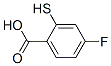 4-氟-2-疏基苯甲酸結(jié)構(gòu)式_81223-43-0結(jié)構(gòu)式