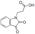 3-(2,3-Dioxo-2,3-dihydro-indol-1-yl)-propionic acidStructure,81250-90-0Structure 3-(2,3-Dioxo-2,3-dihydro-indol-1-yl)-propionic acid Structure,81250-90-0Structure