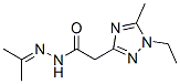 1H-1,2,4-triazole-3-aceticacid,1-ethyl-5-methyl-,(1-methylethylidene)hydrazide(9ci)Structure,817568-73-3Structure 1H-1,2,4-triazole-3-aceticacid,1-ethyl-5-methyl-,(1-methylethylidene)hydrazide(9ci) Structure,817568-73-3Structure