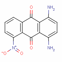 9,10-Anthracenedione, 1,4-diamino-5-nitro-Structure,82-33-7Structure 9,10-Anthracenedione, 1,4-diamino-5-nitro- Structure,82-33-7Structure