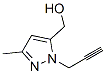 (9ci)-3-甲基-1-(2-丙炔)-1H-吡唑-5-甲醇結(jié)構(gòu)式_82235-71-0結(jié)構(gòu)式