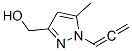 (9ci)-5-甲基-1-(1,2-丙二烯)-1H-吡唑-3-甲醇結(jié)構(gòu)式_82235-72-1結(jié)構(gòu)式