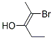 2-溴-2-戊烯-3-醇結(jié)構(gòu)式_82687-34-1結(jié)構(gòu)式