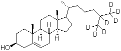 膽固醇-D7結構式_83199-47-7結構式