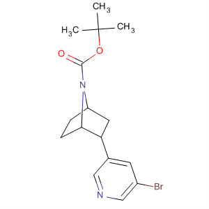 (1R,2R,4S)-7-氮雜雙環(huán)[2.2.1]庚烷-7-羧酸,2-(5-溴-3-吡啶)-,1,1-二甲基乙酯結(jié)構(gòu)式_832712-40-0結(jié)構(gòu)式
