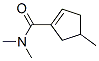 1-Cyclopentene-1-carboxamide, n,n,4-trimethyl-Structure,83283-04-9Structure 1-Cyclopentene-1-carboxamide, n,n,4-trimethyl- Structure,83283-04-9Structure