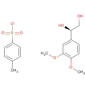 (R)-1-(3,4-二甲氧基苯基)-2-(甲苯磺酰氧基)乙醇結(jié)構(gòu)式_833353-09-6結(jié)構(gòu)式