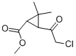 (9ci)-3-(氯乙?；?-2,2-二甲基-環(huán)丙烷羧酸甲酯結(jié)構(gòu)式_83391-85-9結(jié)構(gòu)式