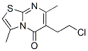 6-(2-氯乙基)-3,7-二甲基-5H-噻唑并[3,2-a]嘧啶-5-酮結(jié)構(gòu)式_83863-77-8結(jié)構(gòu)式