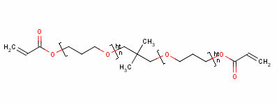 Neopentyl glycol propoxylate (1 PO/OH) diacrylate Structure,84170-74-1Structure