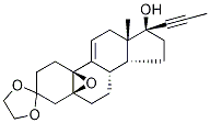(5Alpha,10alpha,17beta)-5,10-epoxy-17-hydroxy-17-(1-propyn-1-yl)-estr-9(11)-en-3-one cyclic 1,2-ethanediyl acetalStructure,84371-57-3Structure (5Alpha,10alpha,17beta)-5,10-epoxy-17-hydroxy-17-(1-propyn-1-yl)-estr-9(11)-en-3-one cyclic 1,2-ethanediyl acetal Structure,84371-57-3Structure