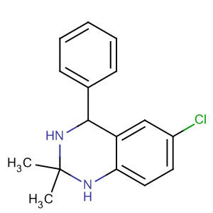 6-Chloro-1,2,3,4-tetrahydro-2,2-dimethyl-4-phenylquinazolineStructure,84571-52-8Structure 6-Chloro-1,2,3,4-tetrahydro-2,2-dimethyl-4-phenylquinazoline Structure,84571-52-8Structure