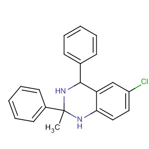 6-Chloro-1,2,3,4-tetrahydro-2-methyl-2,4-diphenylquinazolineStructure,84571-54-0Structure 6-Chloro-1,2,3,4-tetrahydro-2-methyl-2,4-diphenylquinazoline Structure,84571-54-0Structure