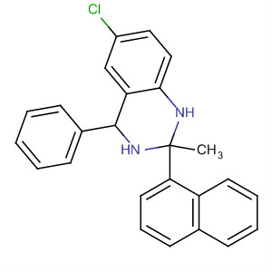 6-Chloro-1,2,3,4-tetrahydro-2-methyl-2-(1-naphthalenyl)-4-phenylquinazolineStructure,84571-59-5Structure 6-Chloro-1,2,3,4-tetrahydro-2-methyl-2-(1-naphthalenyl)-4-phenylquinazoline Structure,84571-59-5Structure