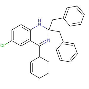 2,2-Dibenzyl-6-chloro-1,2,3,4-tetrahydro-4-phenylquinazolineStructure,84571-62-0Structure 2,2-Dibenzyl-6-chloro-1,2,3,4-tetrahydro-4-phenylquinazoline Structure,84571-62-0Structure