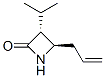 反式-(9ci)-3-(1-甲基乙基)-4-(2-丙烯基)-2-氮雜啶酮結構式_84572-14-5結構式