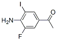 1-(4-Amino-3-fluoro-5-iodophenyl)ethan-1-one Structure,84731-71-5Structure