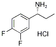 (R)-1-(3,4-二氟苯基)-1-丙胺鹽酸鹽結(jié)構(gòu)式_847448-32-2結(jié)構(gòu)式