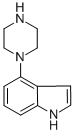 4-(1-哌嗪)-1H-吲哚結(jié)構(gòu)式_84807-09-0結(jié)構(gòu)式