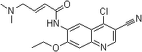(E)-n-(4-chloro-3-cyano-7-ethoxyquinolin-6-yl)-4-(dimethylamino)but-2-enamideStructure,848133-88-0Structure (E)-n-(4-chloro-3-cyano-7-ethoxyquinolin-6-yl)-4-(dimethylamino)but-2-enamide Structure,848133-88-0Structure