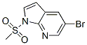 5-溴-1-(甲基磺?；?-1H-吡咯并[2,3-b]吡啶結(jié)構(gòu)式_849068-04-8結(jié)構(gòu)式